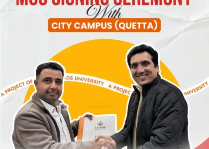 City Campus-Quetta MOU